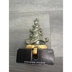 Shabby Chic Christmas Tree Stocking Holder NEW